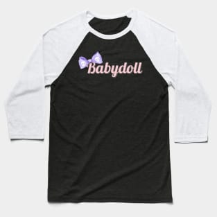 Babydoll bow Baseball T-Shirt